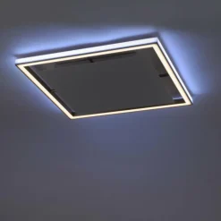 Plafonnier Paul-Neuhaus HELIX LED Aluminium, 2 lumières, Télécommandes