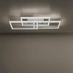 Plafonnier Paul-Neuhaus HELIX LED Aluminium, 6 lumières, Télécommandes