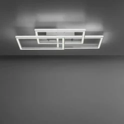 Plafonnier Paul-Neuhaus HELIX LED Aluminium, 6 lumières, Télécommandes