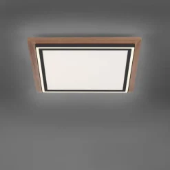 Plafonnier Paul-Neuhaus PALMA LED Écru, Noir, 2 lumières, Télécommandes