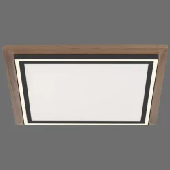 Plafonnier Paul-Neuhaus PALMA LED Écru, Noir, 2 lumières, Télécommandes