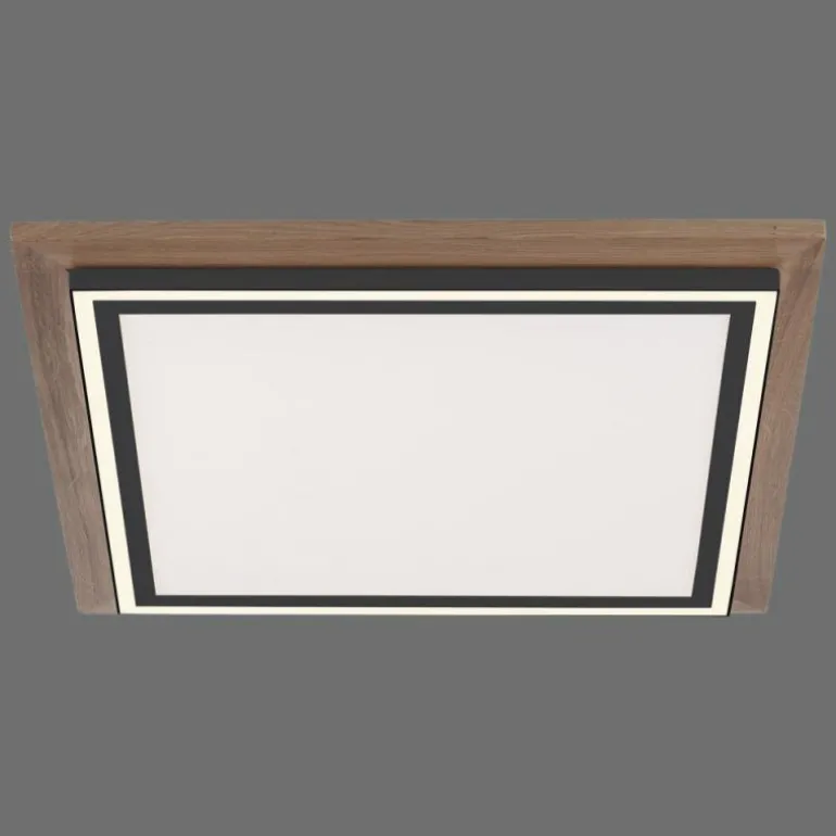 Plafonnier Paul-Neuhaus PALMA LED Écru, Noir, 2 lumières, Télécommandes