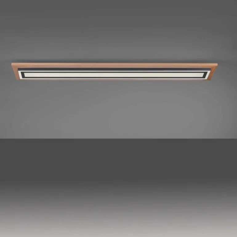 Plafonnier Paul-Neuhaus PALMA LED Écru, Noir, 2 lumières, Télécommandes