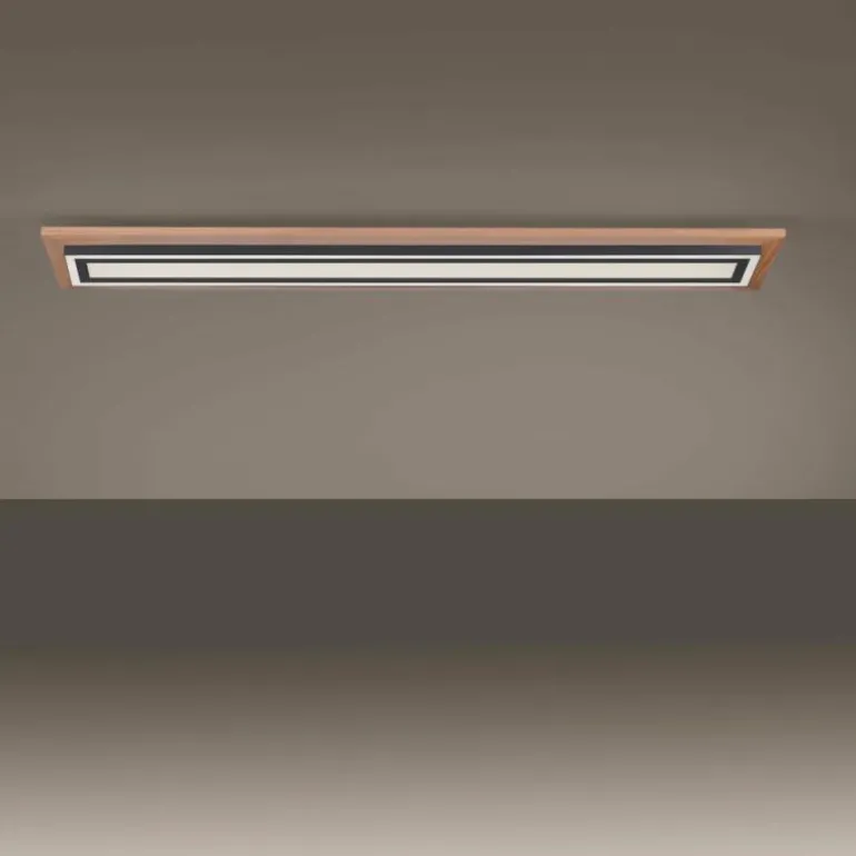 Plafonnier Paul-Neuhaus PALMA LED Écru, Noir, 2 lumières, Télécommandes