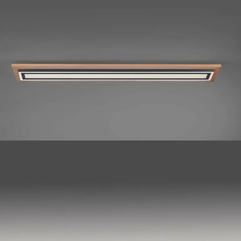 Plafonnier Paul-Neuhaus PALMA LED Écru, Noir, 2 lumières, Télécommandes