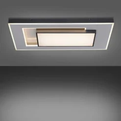 Plafonnier Paul-Neuhaus Q-ALTA LED Noir, 1 lumière, Télécommandes
