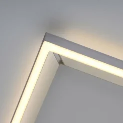 Plafonnier Paul-Neuhaus Q-KAAN LED Acier brossé, 2 lumières, Télécommandes