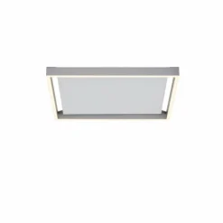 Plafonnier Paul-Neuhaus Q-KAAN LED Acier brossé, 2 lumières, Télécommandes