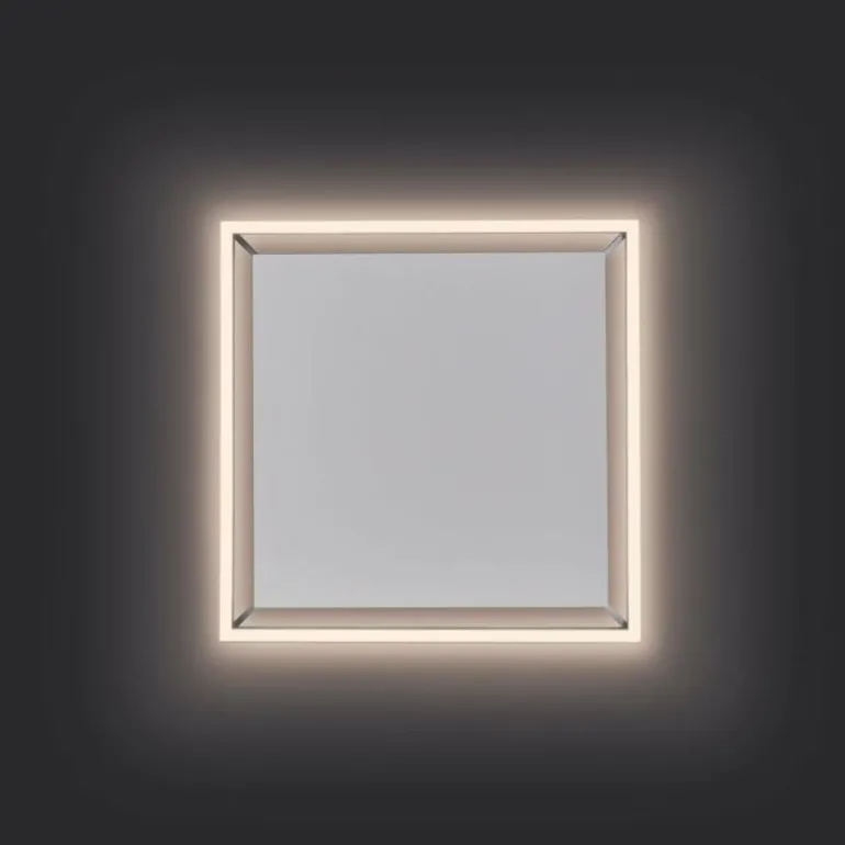 Plafonnier Paul-Neuhaus Q-KAAN LED Acier brossé, 2 lumières, Télécommandes