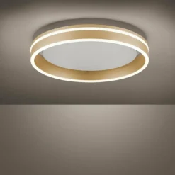 Plafonnier Paul-Neuhaus Q-VITO LED Laiton, 1 lumière, Télécommandes