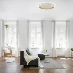 Plafonnier Paul-Neuhaus Q-VITO LED Laiton, 1 lumière, Télécommandes