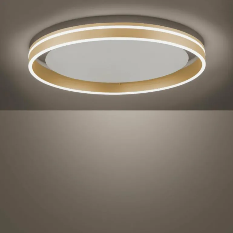 Plafonnier Paul-Neuhaus Q-VITO LED Laiton, 1 lumière, Télécommandes