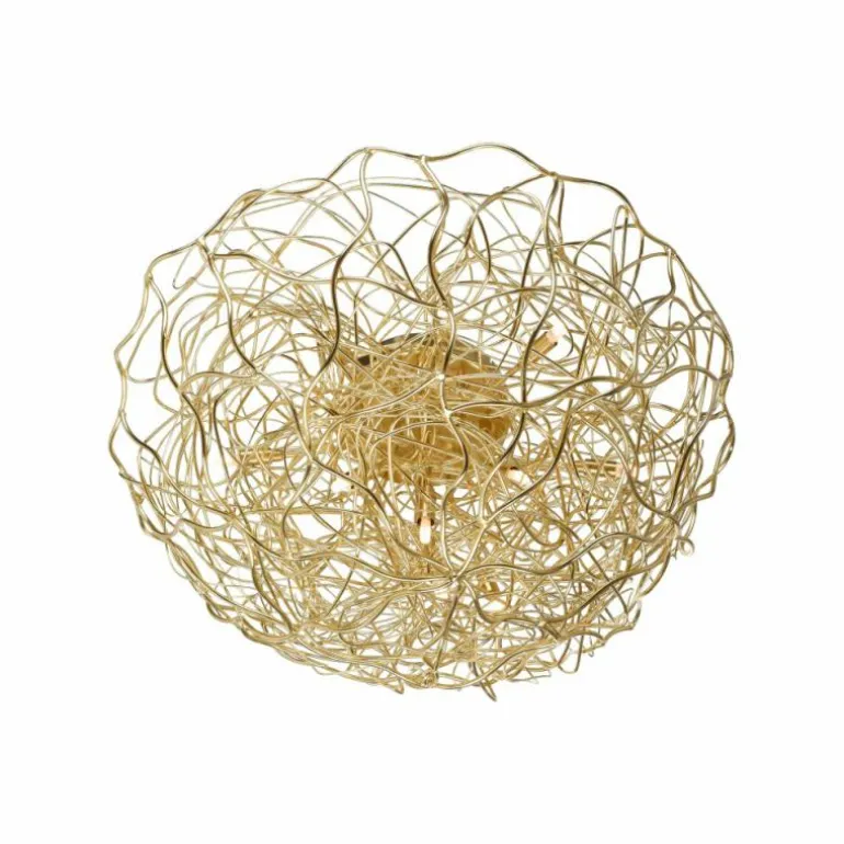 Plafonnier Paul-Neuhaus SAREA Or, 10 lumières