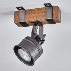 Plafonnier Pehefito Brun, Gris, Noir, 1 lumière