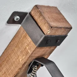 Plafonnier Pehefito Noir, 2 lumières