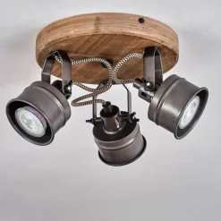 Plafonnier Pehefito Noir, 3 lumières