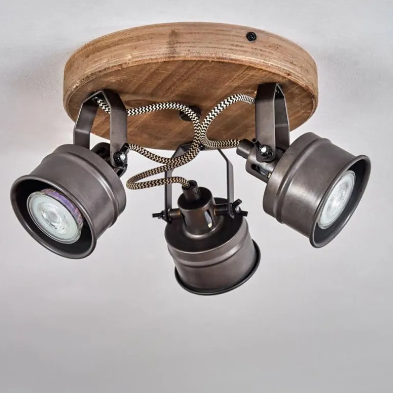 Plafonnier Pehefito Noir, 3 lumières