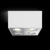 Plafonnier Philips Box LED Blanc, 4 lumières