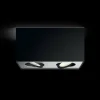 Plafonnier Philips Box LED Noir, 2 lumières