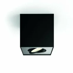 Plafonnier Philips Box LED Noir, 1 lumière