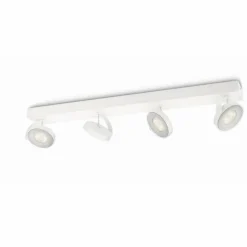 Plafonnier Philips Clockwork LED Blanc, 4 lumières