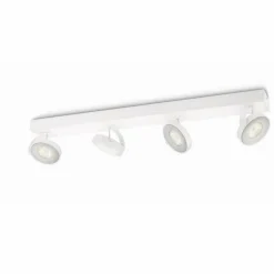 Plafonnier Philips Clockwork LED Blanc, 4 lumières
