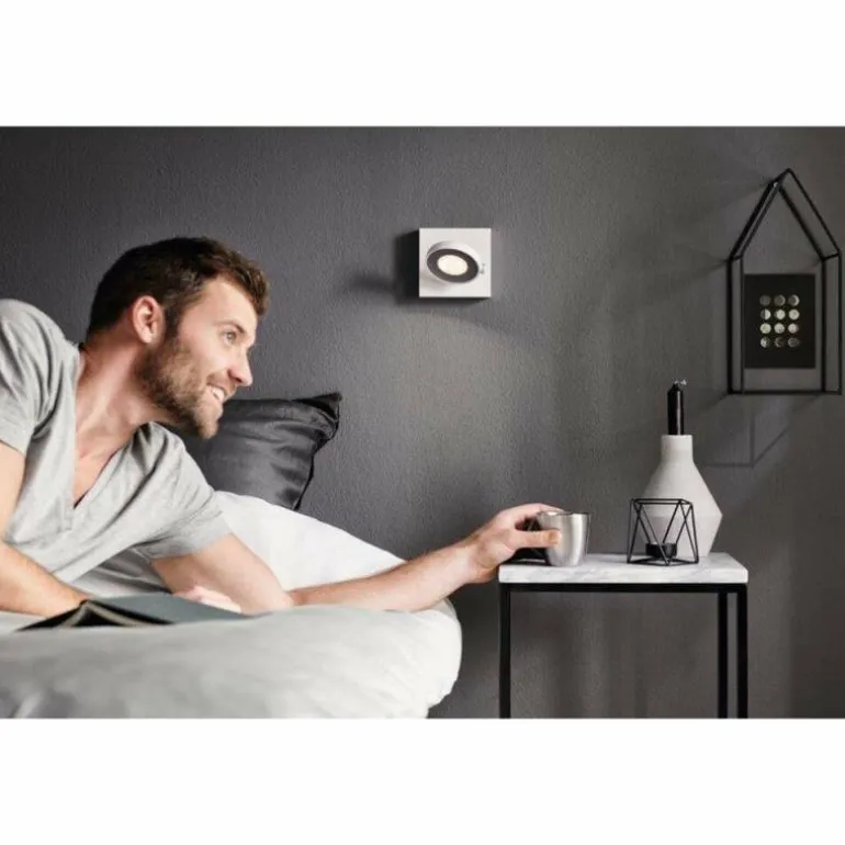 Plafonnier Philips Clockwork LED Blanc, 1 lumière