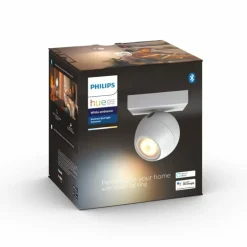 Plafonnier Philips Hue Buckram LED Blanc, 1 lumière