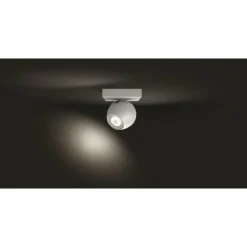 Plafonnier Philips Hue Buckram LED Blanc, 1 lumière