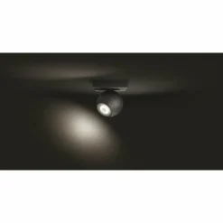 Plafonnier Philips Hue Buckram LED Noir, 1 lumière