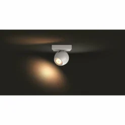 Plafonnier Philips Hue Buckram LED Blanc, 1 lumière, Télécommandes