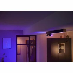 Plafonnier Philips HUE Centris LED Noir, 3 lumières, Changeur de couleurs
