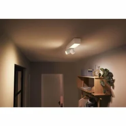 Plafonnier Philips HUE Centris LED Blanc, 3 lumières, Changeur de couleurs