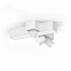 Plafonnier Philips HUE Centris LED Blanc, 3 lumières, Changeur de couleurs