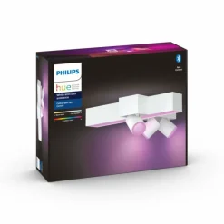 Plafonnier Philips HUE Centris LED Blanc, 3 lumières, Changeur de couleurs