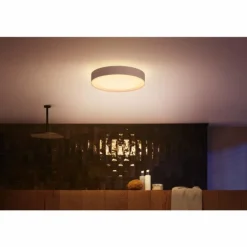 Plafonnier Philips Hue Devere LED Blanc, 1 lumière, Télécommandes