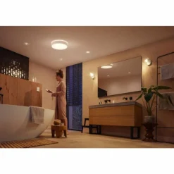 Plafonnier Philips Hue Devere LED Blanc, 1 lumière