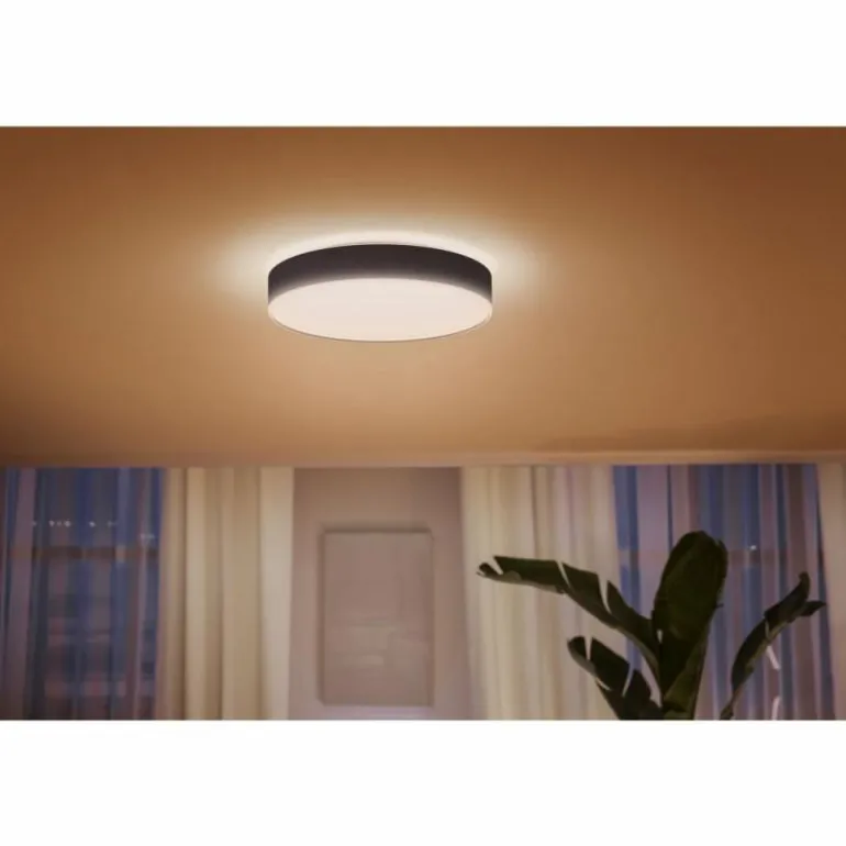 Plafonnier Philips Hue Enrave LED Noir, 1 lumière, Télécommandes