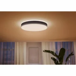 Plafonnier Philips Hue Enrave LED Noir, 1 lumière, Télécommandes