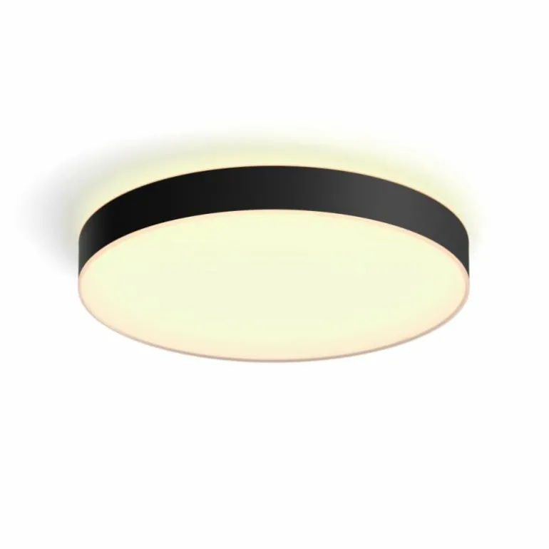 Plafonnier Philips Hue Enrave LED Noir, 1 lumière, Télécommandes