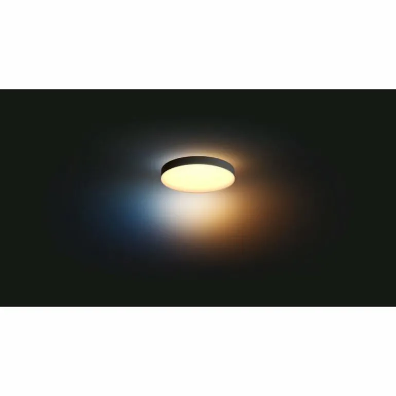 Plafonnier Philips Hue Enrave LED Noir, 1 lumière, Télécommandes