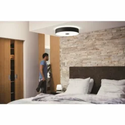 Plafonnier Philips Hue Fair LED Noir, 1 lumière, Télécommandes