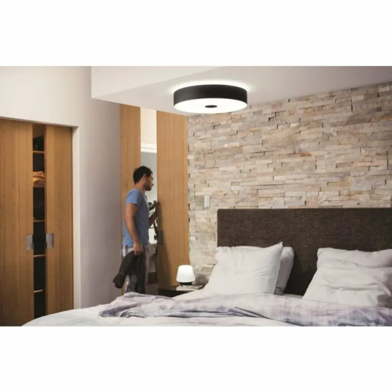Plafonnier Philips Hue Fair LED Noir, 1 lumière, Télécommandes
