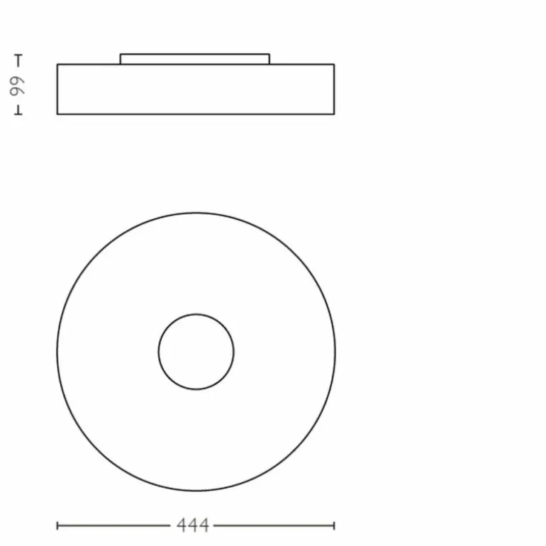 Plafonnier Philips Hue Fair LED Blanc, 1 lumière, Télécommandes