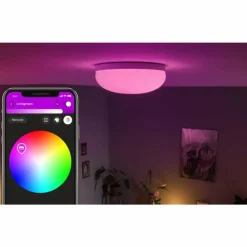 Plafonnier Philips Hue Flourish LED Blanc, 1 lumière, Changeur de couleurs
