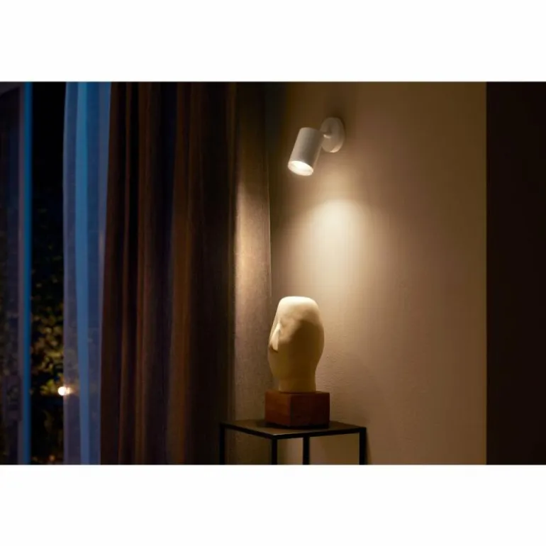 Plafonnier Philips Hue Fugato LED Blanc, 1 lumière, Changeur de couleurs