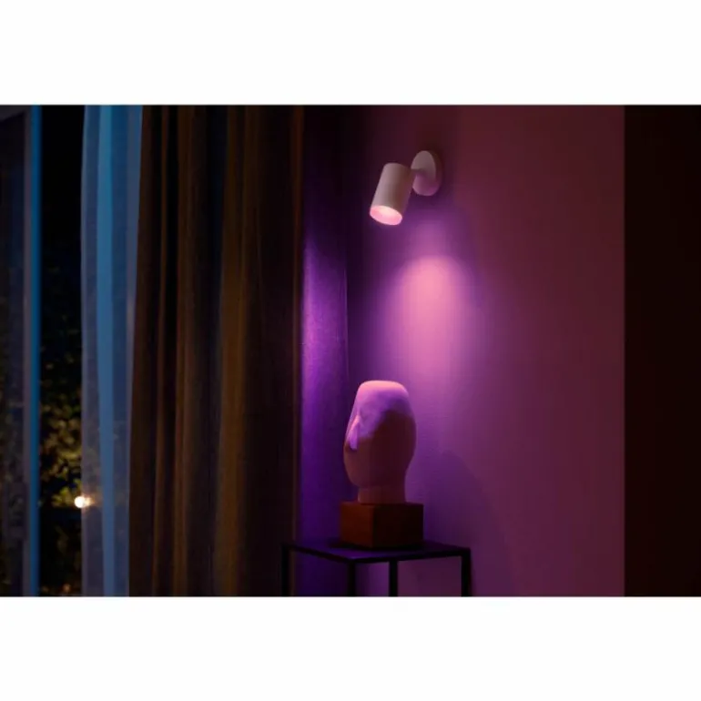 Plafonnier Philips Hue Fugato LED Blanc, 1 lumière, Changeur de couleurs