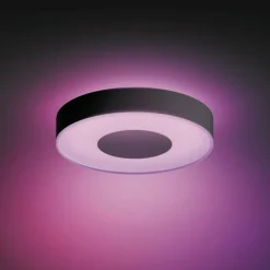 Plafonnier Philips Hue Infuse LED Noir, 1 lumière, Changeur de couleurs