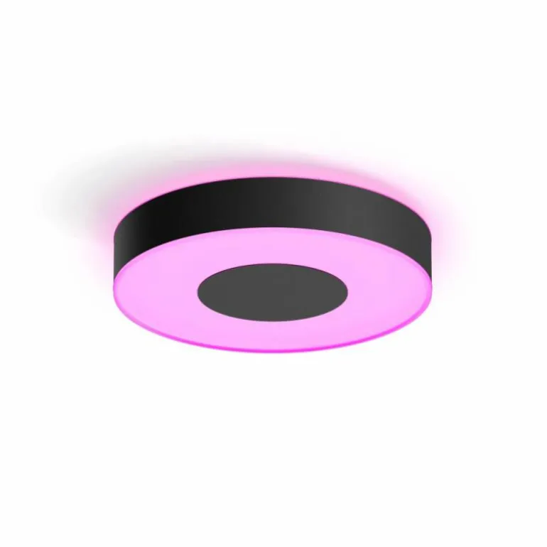 Plafonnier Philips Hue Infuse LED Noir, 1 lumière, Changeur de couleurs