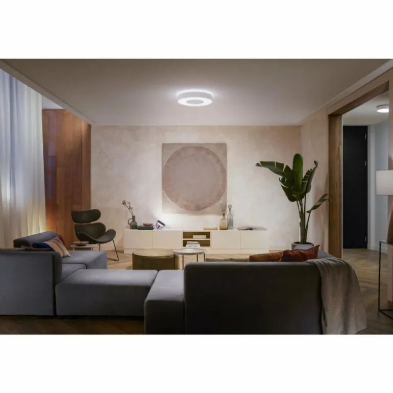 Plafonnier Philips Hue Infuse LED Blanc, 1 lumière, Changeur de couleurs